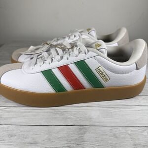 Adidas VL Court 3.0 'White Green Red' IF4466 Men's 7 No Box